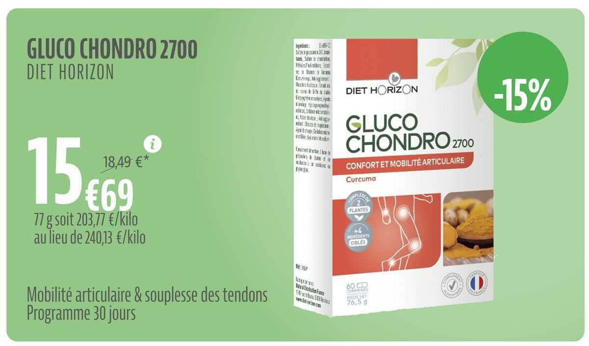 gluco chondro 2700 diet horizon
