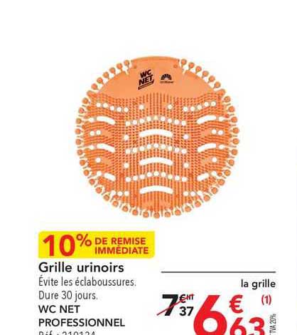 grille urinoirs wc net professionnel
