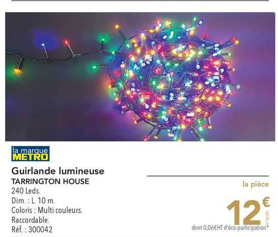 guirlande lumineuse tarrington house