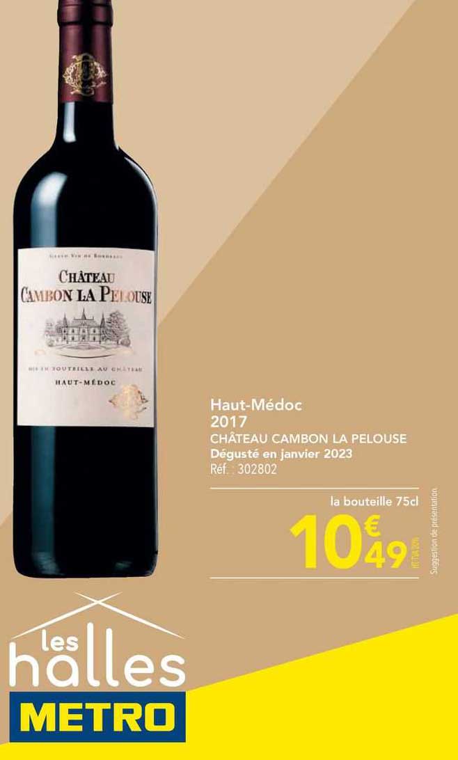 haut-médoc 2017 château cambon la pelouse