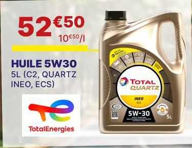 huile 5w30 total quartz ineo ecs