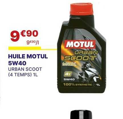 huile motul 5w40 urban scoot (4 temps)