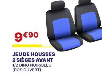 jeu de housses 2 sièges avant