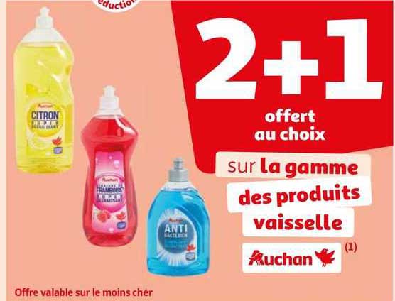 La Gamme Des Produits Vaisselle Auchan
