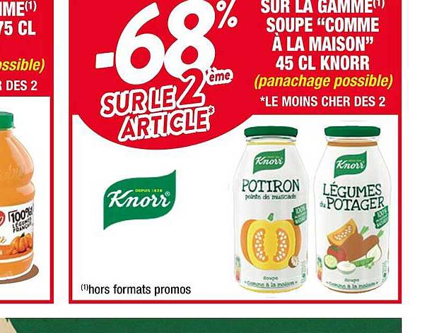 la gamme soupe comme à la maison 45 cl knorr