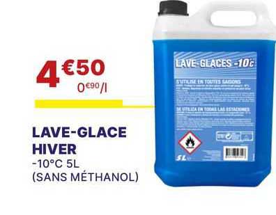 lave-glace hiver