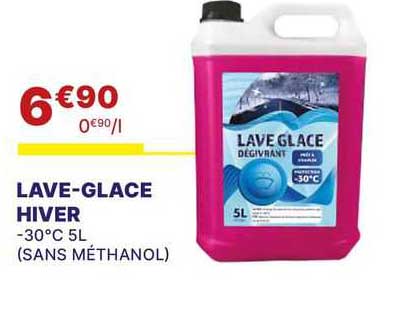 lave-glace hiver