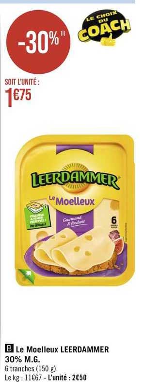 Le Moelleux Leerdammer 30% Mg