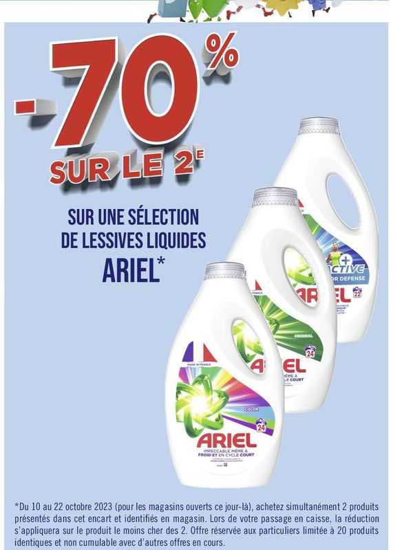 Lessives Liquides Ariel