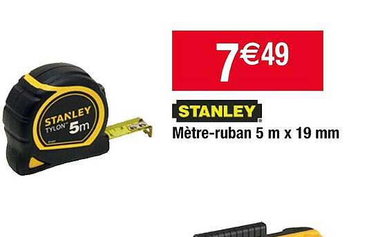Mètre-ruban 5 M X 19 Mm Stanley