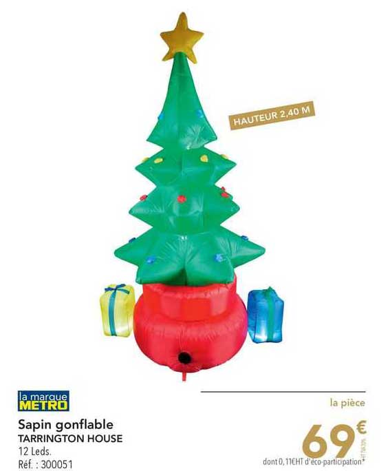 metro sapin gonflable tarrington house