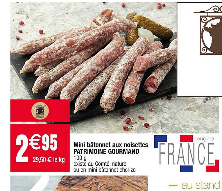 Mini Bâtonnet Aux Noisettes Patrimoine Gourmand