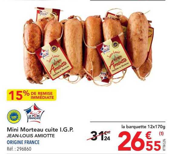 mini morteau cuite i.g.p. jean-louis amiotte