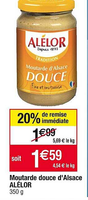 Moutarde Douce D'alsace Alélor