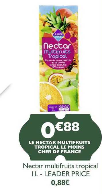 nectar multifruits tropical leader price