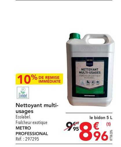 nettoyant multi-usages metro professional