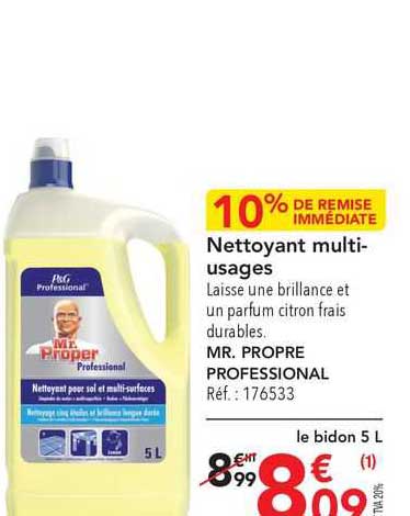 nettoyant multi-usages mr. propre professional
