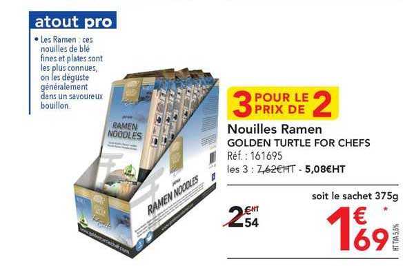 nouilles ramen golden turtle for chefs