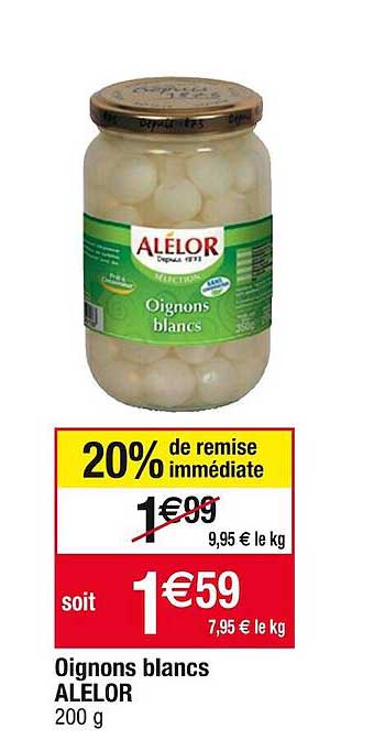 Oignons Blancs Alelor