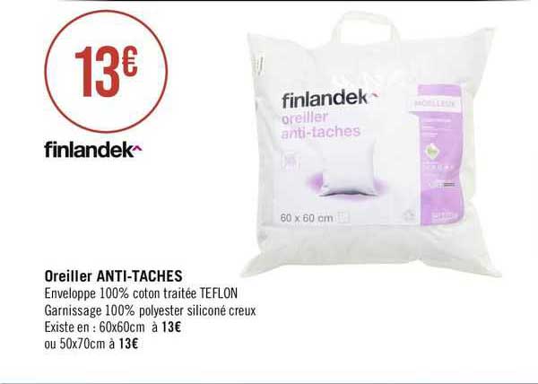 Oreiller Anti-taches Finlandek
