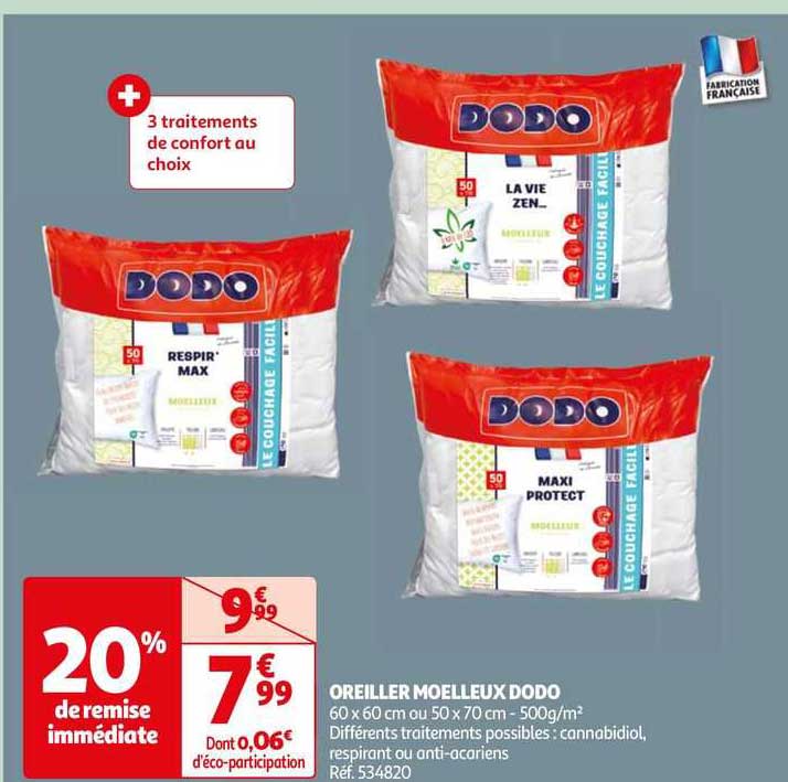 Oreiller Moelleux Dogo