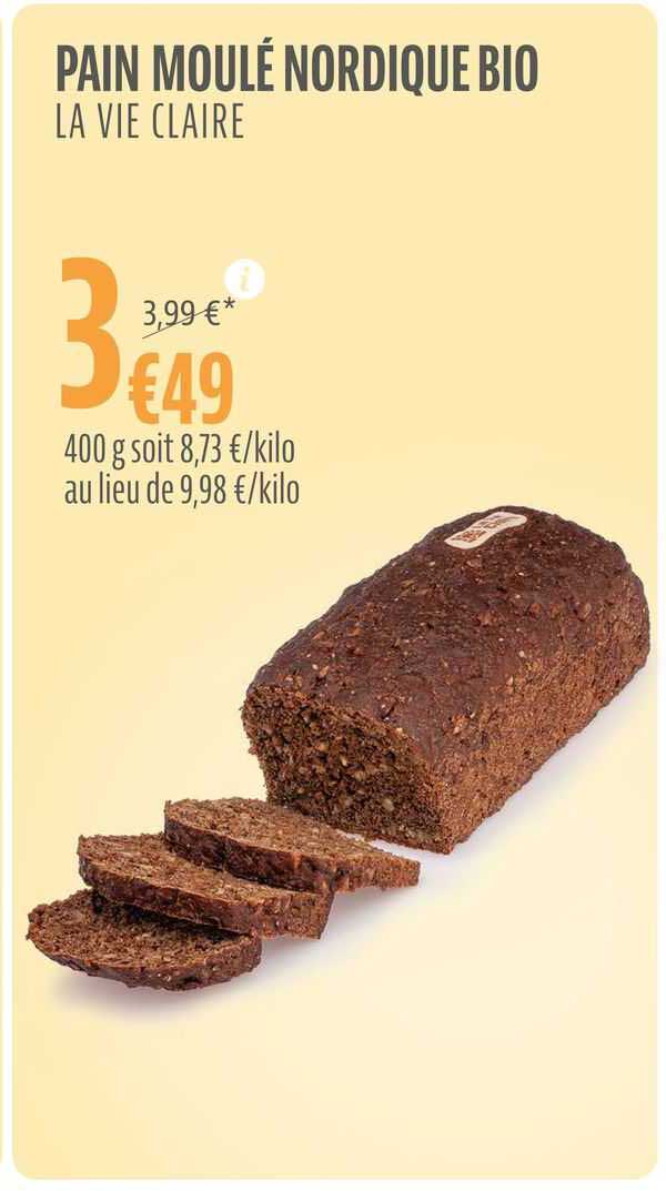 pain moulé nordique bio