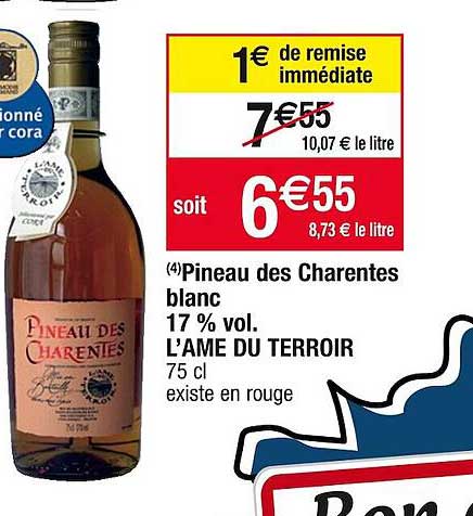 pineau des charentes blanc l'ame du terroir
