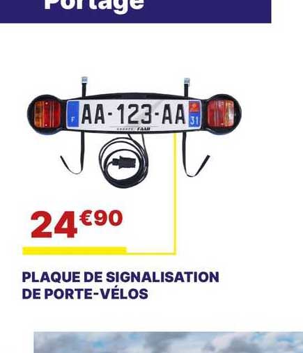 plaque de signalisation de porte-vélos