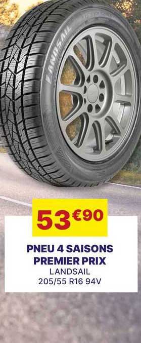 pneu 4 saisons premier prix landsail