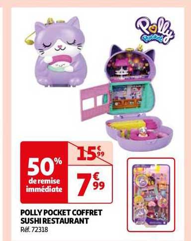 polly pocket coffret sushi restaurant