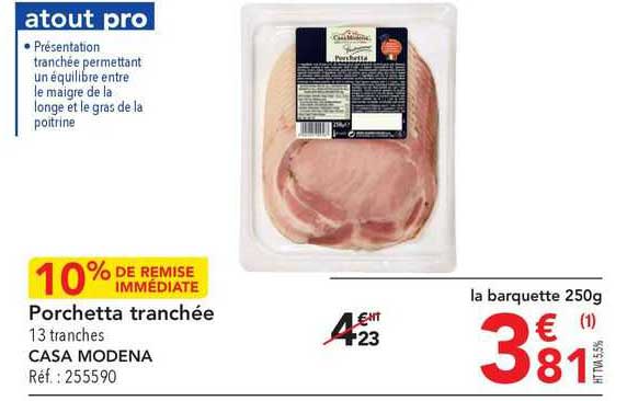 Porchetta Tranchée Casa Modena