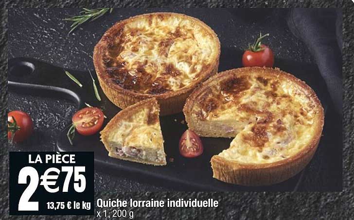 quiche lorraine individuelle