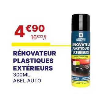 rénovateur plastiques extérieurs