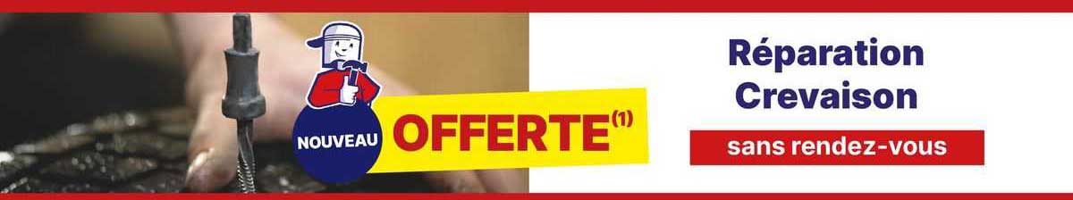 réparation crevaison sans rendez-vous