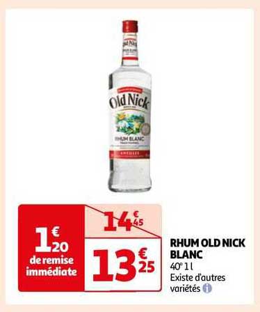 rhum old nick blanc