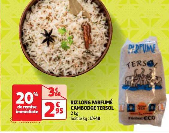 Riz Long Parfumé Cambodge Tersol