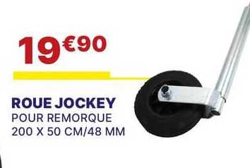 roue jockey pour remorque