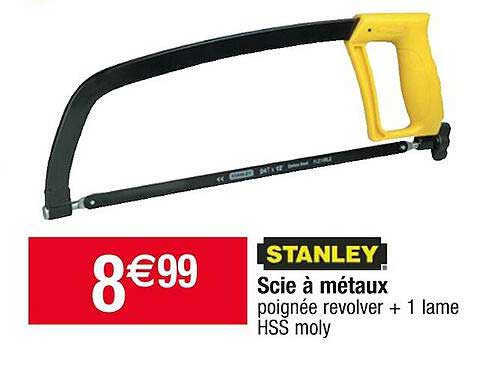 scie à métaux stanley