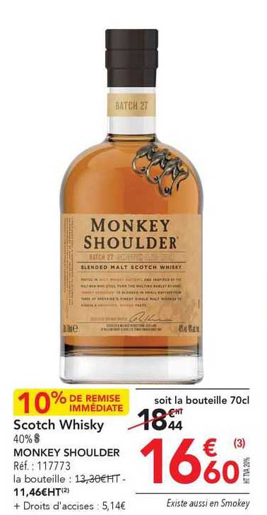 scotch whisky monkey shoulder
