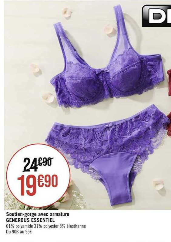 soutien-gorge avec armature generous essentiel