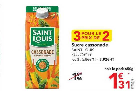 sucre cassonade saint louis