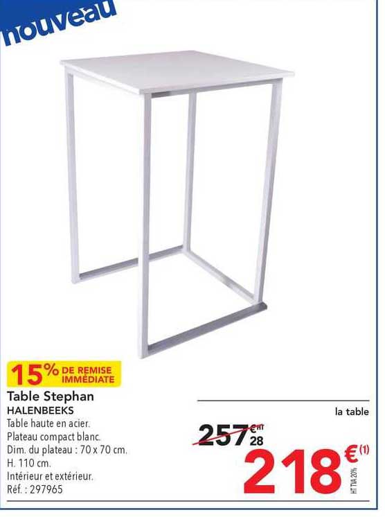 Table Stephan Halenbeeks