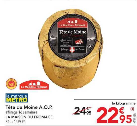 tête de moine a.o.p. la maison du fromage