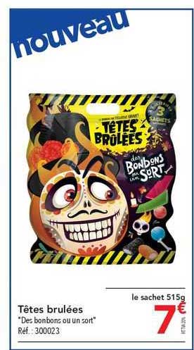 têtes brulées "des bonbons ou un sort"