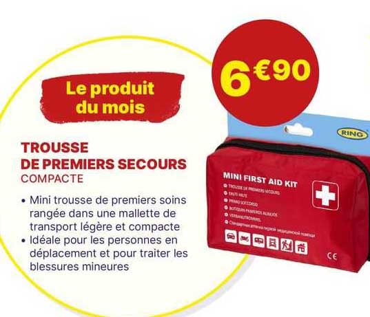 trousse de premiers secours compacte