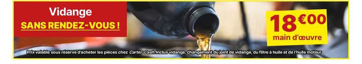 vidange sans rendez-vous