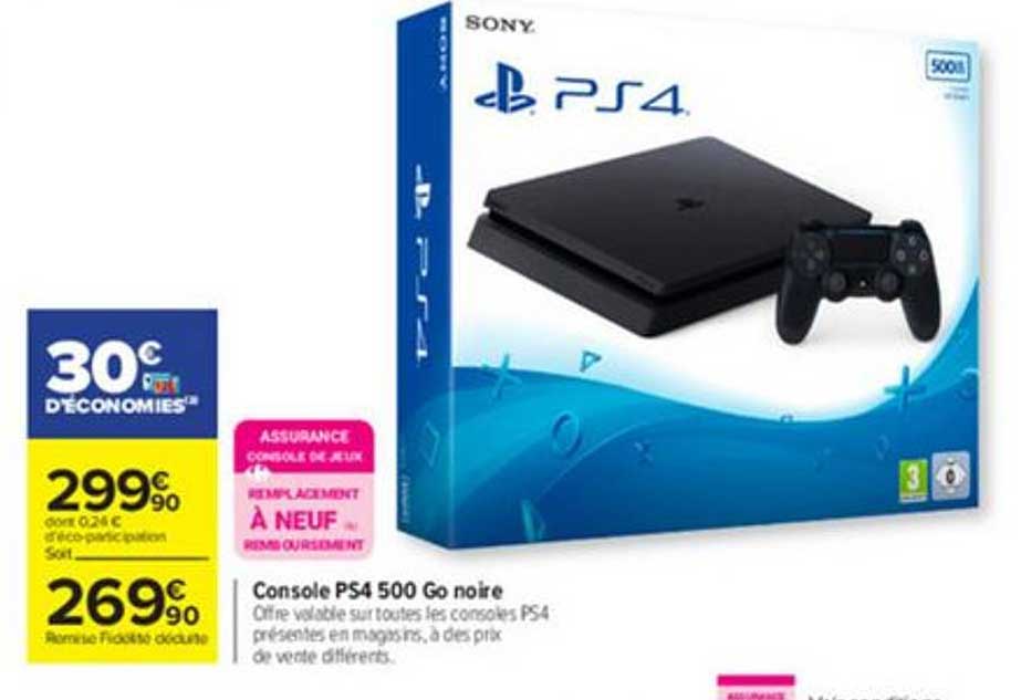 Console Ps4 500 Go Noire