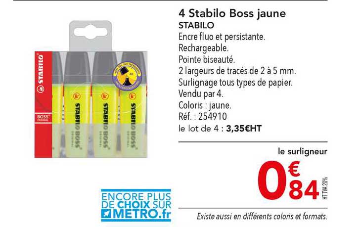 4 Stabilo Boss Jaime Stabilo