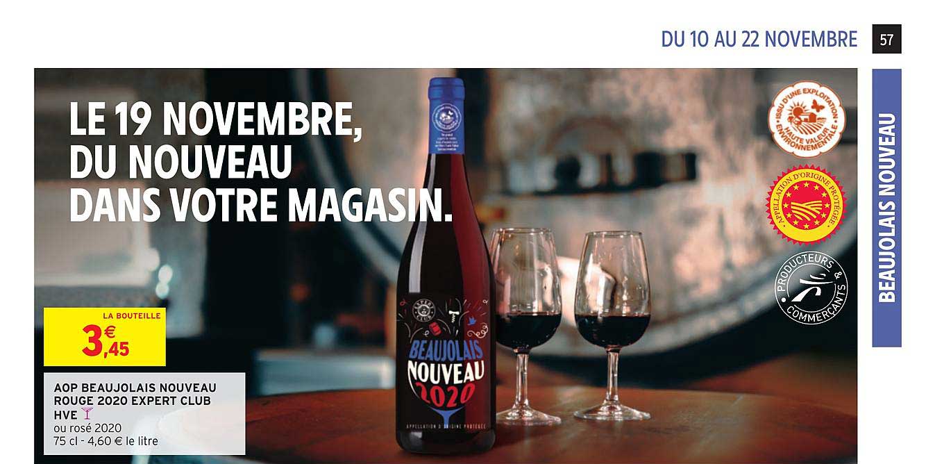 Aop Beaujolais Nouveau Rouge 2020 Expert Club Hve