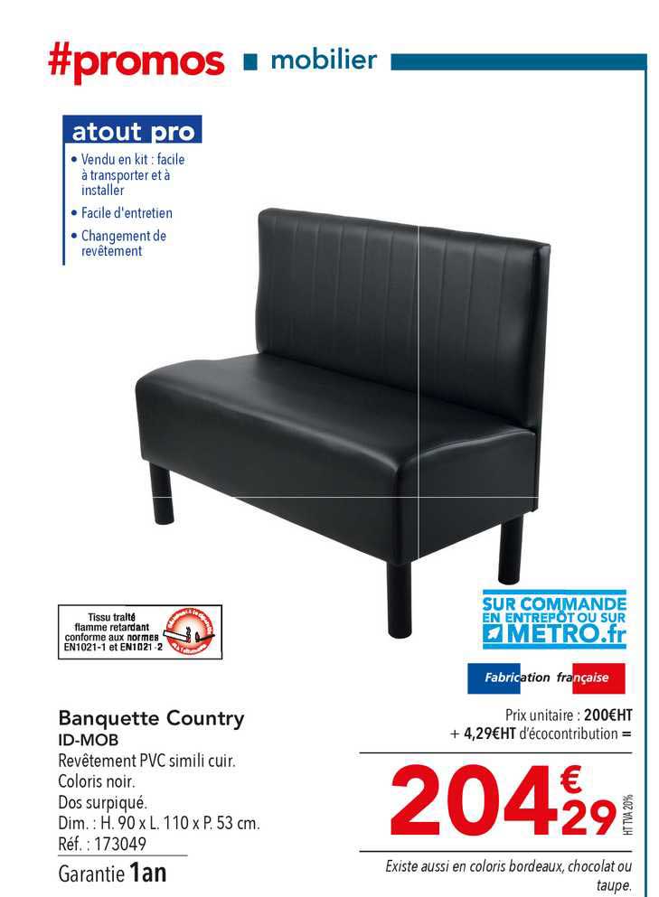 banquette country id mob